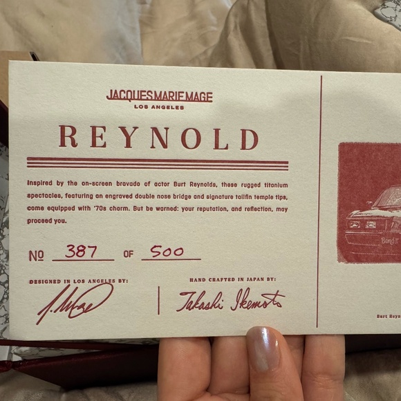 Jacques Marie Mage Reynold Limited Edition Sunglasses in Electrum - Picture 13 of 14